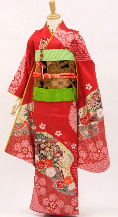 大幅値下げ※ 成人式 振袖 結婚式 着物 晴れ着 呉服 正絹 帯 桜 花柄